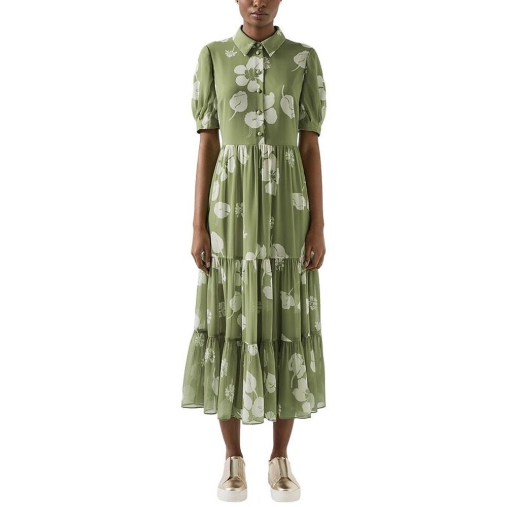 Lk Bennett Womens Rumi Dress, Green